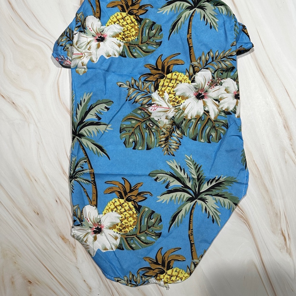 New Summer Shirt for Small dogs colorful tropical lightweight dog clothing
